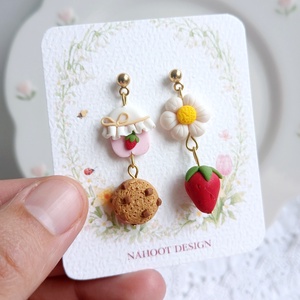 Cercei Strawberry, Bijuterii, Cercei, Cercei cu figurine, , ARTYNOS