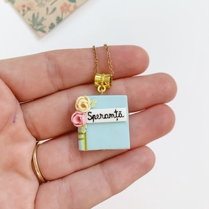 Colier Carte - crăciun - cadouri de moș crăciun - cadouri de moș crăciun - Artynos.ro