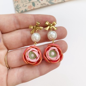 Cercei Flori de primavara, Bijuterii, Cercei, Clipsuri, , ARTYNOS