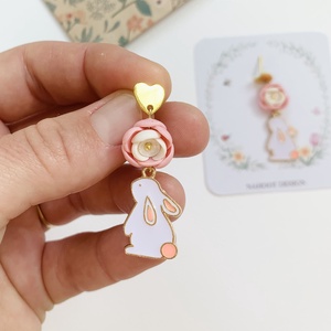 Cercei Iepurasi - bijuterii - cercei - clipsuri - Artynos.ro