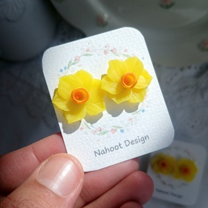 Cercei Narcise, Bijuterii, Cercei, Cercei cu figurine, , ARTYNOS