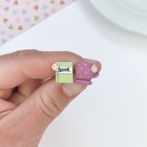 Cercei Cana si carte - bijuterii - cercei - clipsuri - Artynos.ro