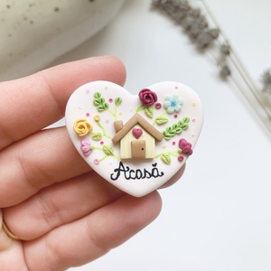 Broșă Acasa - bijuterii - broșe - Artynos.ro