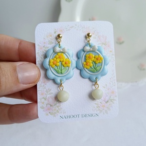 Cercei Flowers - bijuterii - cercei - cercei cu figurine - Artynos.ro
