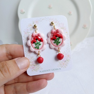 Cercei Flowers - bijuterii - cercei - cercei cu figurine - Artynos.ro