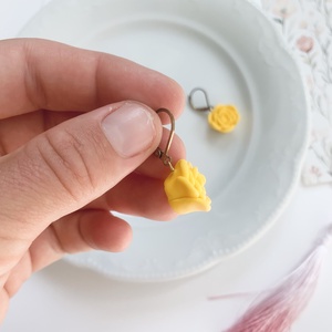 Cercei flowers - bijuterii - cercei - cercei cu figurine - Artynos.ro