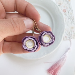 Cercei flowers - bijuterii - cercei - cercei cu figurine - Artynos.ro