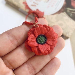 Colier Poppy - crăciun - cadouri de moș crăciun - cadouri de moș crăciun - Artynos.ro