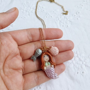 Colier Mermaid - bijuterii - coliere - pandative - Artynos.ro