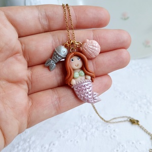 Colier Mermaid - bijuterii - coliere - pandative - Artynos.ro
