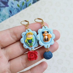 Cercei Fairytale - bijuterii - cercei - cercei cu figurine - Artynos.ro