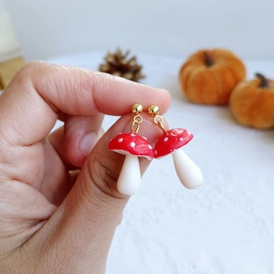 Cercei Ciupercute - bijuterii - cercei - cercei cu figurine - Artynos.ro