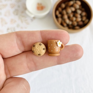 Cercei Coffee and cookie - Artynos.ro