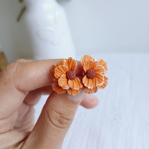 Cercei Autumn Flowers - bijuterii - cercei - cercei cu figurine - Artynos.ro