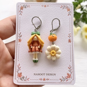 Cercei Poveste de toamna - bijuterii - cercei - cercei cu figurine - Artynos.ro