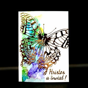 Risen - Felicitare unicat de Paște - casă & stil de viață - papetărie de hârtie - invitații, felicitări - Artynos.ro