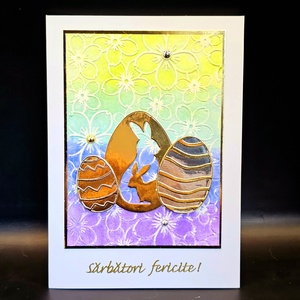Felicitare unicat de Paște - casă & stil de viață - papetărie de hârtie - invitații, felicitări - Artynos.ro