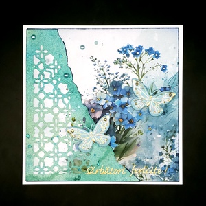 Forget-Me-Not - Felicitare de Paște, unicat - casă & stil de viață - papetărie de hârtie - invitații, felicitări - Artynos.ro