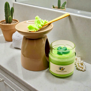 NOU! Wax Melt - Cremă Coconut Lime - casă & stil de viață - lumânări, parfumuri, arome - ceară parfumată - Artynos.ro