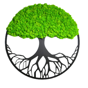 Copacul vietii din licheni 40 cm, Casa & Stil de viata, Accesorii pentru decorat casa, Decoratiuni de pereti, decoratiuni suspendate, Tablou cu licheni, Altele, ARTYNOS