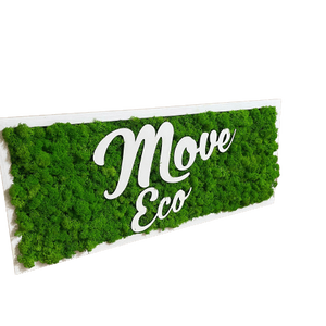 Logo din licheni 7030 cm - casă & stil de viață - accesorii pentru decorat casa - decorațiuni de pereți, decorațiuni suspendate - tablou cu licheni - Artynos.ro