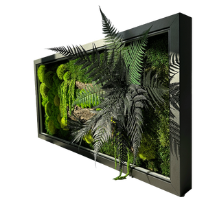 Tablou cu licheni stabilizati si led 8040 cm - casă & stil de viață - accesorii pentru decorat casa - decorațiuni de pereți, decorațiuni suspendate - tablou cu licheni - Artynos.ro