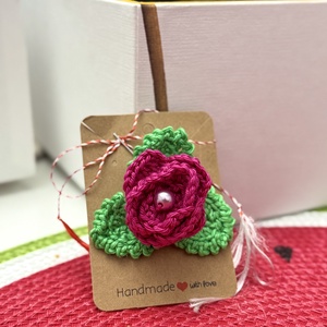 Trandafir martisor brosa , Bijuterii, Martisor, , ARTYNOS