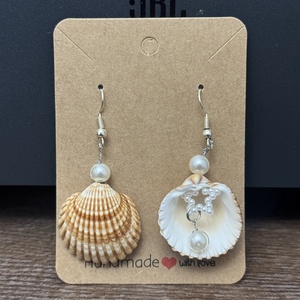 Cercei Scoică  - bijuterii - cercei - cercei din mărgele - Artynos.ro