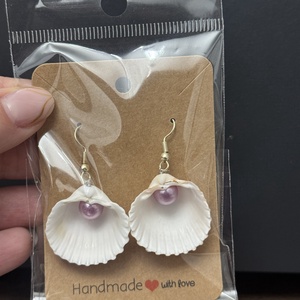 Cercei din scoici, Bijuterii, Cercei, Cercei din perle, , ARTYNOS