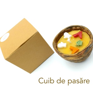 Lumanare din ceara naturala de albine, in suport ceramic pictat - diverse motive - casă & stil de viață - lumânări, parfumuri, arome - lumânare - lumânări artizanale - Artynos.ro