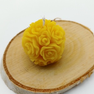 Lumanare buchet de trandafiri, din ceara naturala de albine - casă & stil de viață - lumânări, parfumuri, arome - lumânare - lumânări artizanale - Artynos.ro
