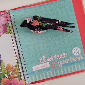 Rândunică textilă handmade - casă & stil de viață - decorațiuni de casă - decorațiuni de pereți - decorațiuni suspendate - Artynos.ro