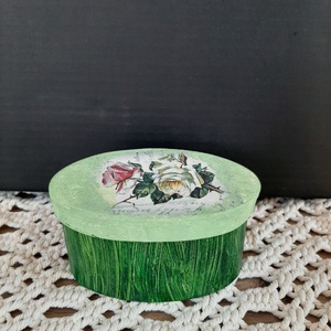 Cutie pentru bijuterii , Arte vizuale și accesorii , Alte arte, Decoupage, transfer și tehnici șervețel, ARTYNOS