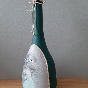 Sticlă decorată /vază  - casă & stil de viață - accesorii pentru decorat casa - decorațiuni de masă și decorațiuni pentru rafturi  - sticle ornamentale - Artynos.ro