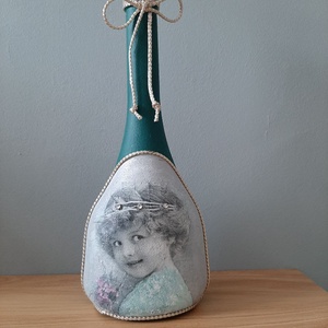 Sticlă decorată /vază  - casă & stil de viață - accesorii pentru decorat casa - decorațiuni de masă și decorațiuni pentru rafturi  - sticle ornamentale - Artynos.ro