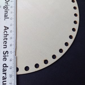 20 cm Material decorativ din lemn natural, potrivit pentru croșetat   -  - Artynos.ro