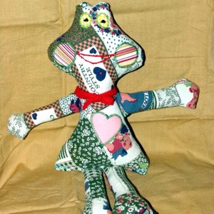 Figurina textila Tarka Béka, , , ARTYNOS