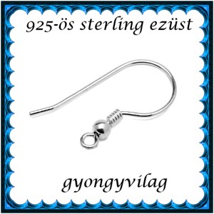  Accesorii pentru bijuterii din argint 925: baza pentru cercei cu carlig EFK A 10-3, , , ARTYNOS