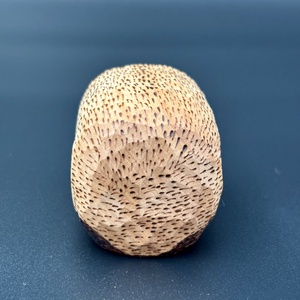 Arici cioplit manual din lemn de tei  figurină handmade cu pirogravură și finisaj natural - arte vizuale și accesorii  - sculptură - statuie lemn - Artynos.ro