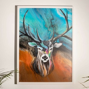 Tablou pictat cu cerb, Casă & Stil de viață, Accesorii pentru decorat casa, Picturi murale, Tablouri/picturi pe pânză, , ARTYNOS