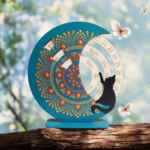 Calendar perpetuu Mandala cu pisica, , , ARTYNOS