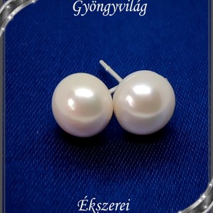 Cercei: perla naturala, argint 925 SFE-IGY02-10 - Artynos.ro