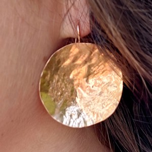 Cercei rotunzi din cupru, Bijuterii, Cercei Hoops, , ARTYNOS