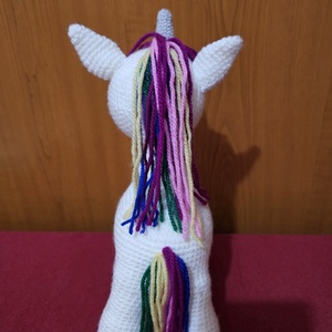 Unicorn croșetat - jucării și echipamente pentru copii - plușuri - unicorn - Artynos.ro