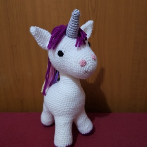 Unicorn crosetat, Jucarii si echipamente pentru copii, Plusuri, Unicorn, Crosetat, Cusatura, ARTYNOS