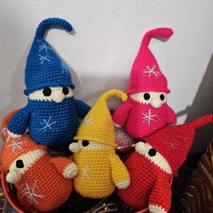 Figurine de iarna crosetate , Jucarii si echipamente pentru copii, Plusuri, Figurine de plus, Crosetat, Cusatura, ARTYNOS