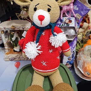 Reni croșetați  - jucării și echipamente pentru copii - plușuri - personaje de basm din pluș - Artynos.ro