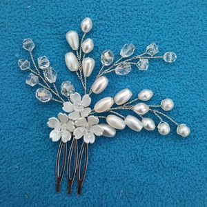 Accesoriu par - accesorii nuntă - ornamente de păr de nuntă - ac de păr mireasă - Artynos.ro