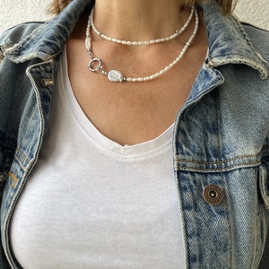 Colier din perle lung - bijuterii - coliere - Artynos.ro