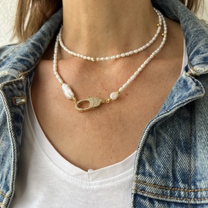 Colier perle lung - bijuterii - coliere - coliere din perle - Artynos.ro